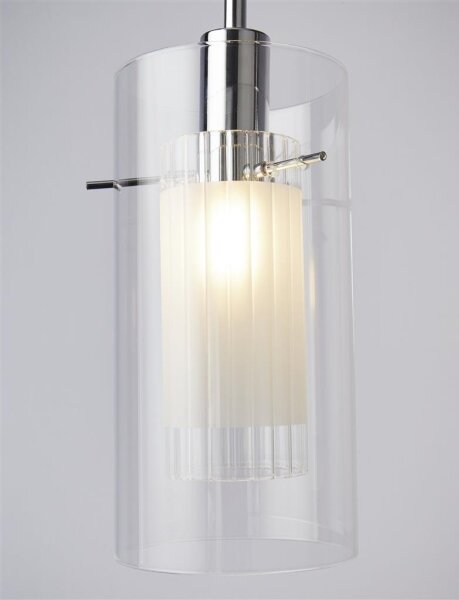 Searchlight 3303-3CC - Luster na lanku DUO 3xE14/60W/230V lesklý chróm