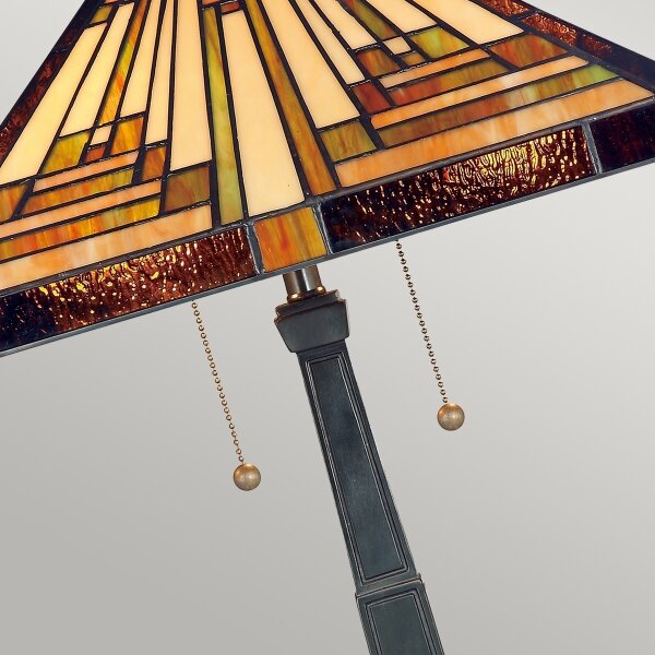 Elstead QZ-STEPHEN-TL - Stolová lampa Tiffany STEPHEN 2xE27/60W/230V