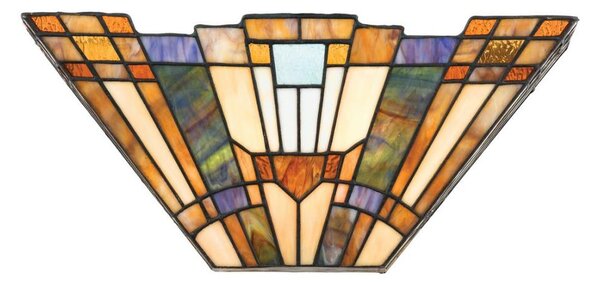 Elstead QZ-INGLENOOK-WU - Nástenné svietidlo Tiffany INGLENOOK 2xE14/60W/230V