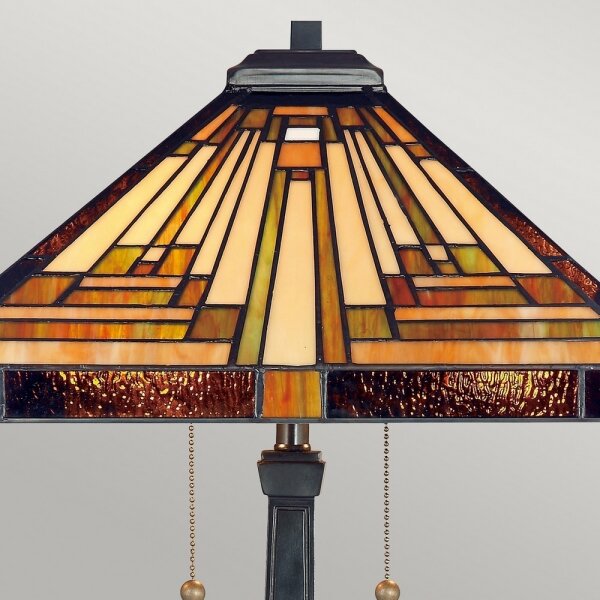 Elstead QZ-STEPHEN-TL - Stolová lampa Tiffany STEPHEN 2xE27/60W/230V