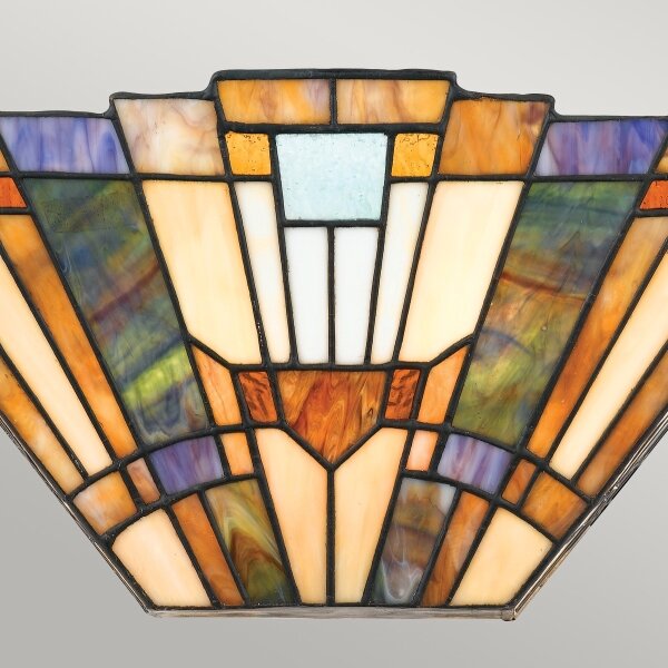 Elstead QZ-INGLENOOK-WU - Nástenné svietidlo Tiffany INGLENOOK 2xE14/60W/230V