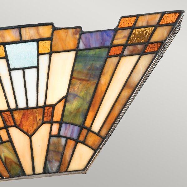Elstead QZ-INGLENOOK-WU - Nástenné svietidlo Tiffany INGLENOOK 2xE14/60W/230V