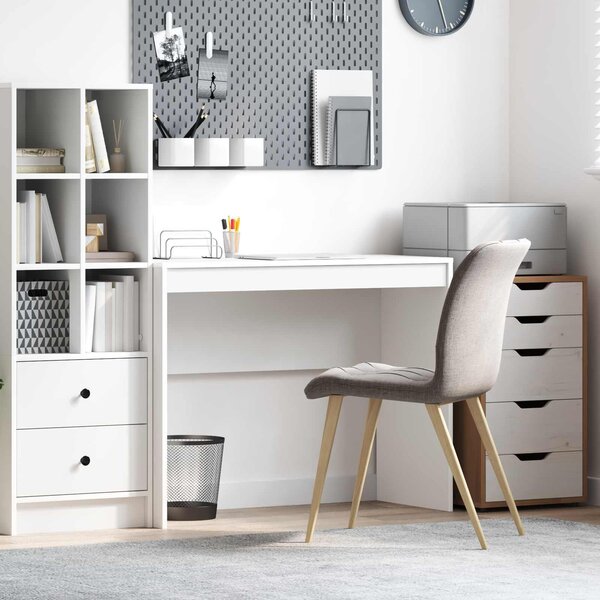 Maison Exclusive - Biely písací stôl 100 x 40 x 76 cm