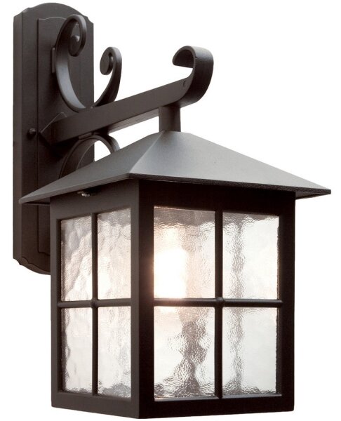 Elstead BL19-BLACK - Vonkajšie nástenné svietidlo WINCHESTER 1xE27/100W/230V IP43