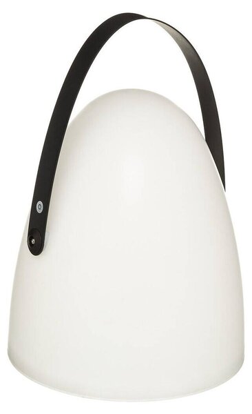 Záhradná lampa CLEO, biela, 30 cm