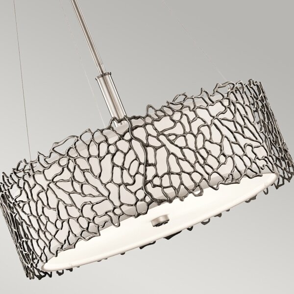 Kichler KL-SILVER-CORAL-P-A - Luster na tyči SILVER CORAL 3xE27/100W/230V chróm