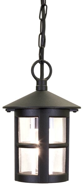 Elstead BL21B-BLACK - Vonkajší luster HEREFORD 1xE27/100W/230V IP43