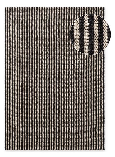 Čierny ručne tkaný jutový koberec 160x230 cm Harvest Ebony – Elle Decoration