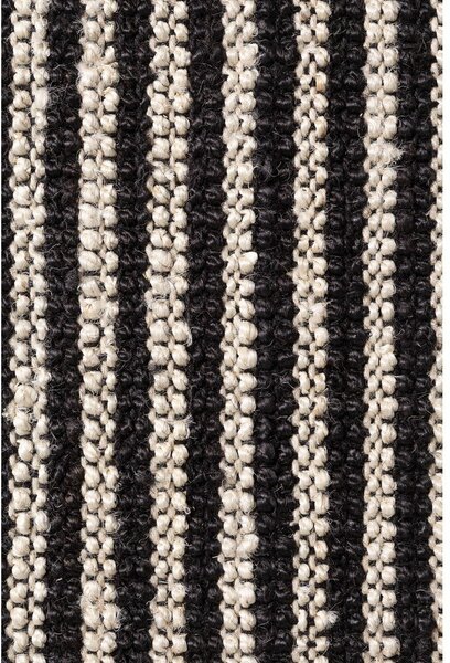 Čierny ručne tkaný jutový koberec 160x230 cm Harvest Ebony – Elle Decoration