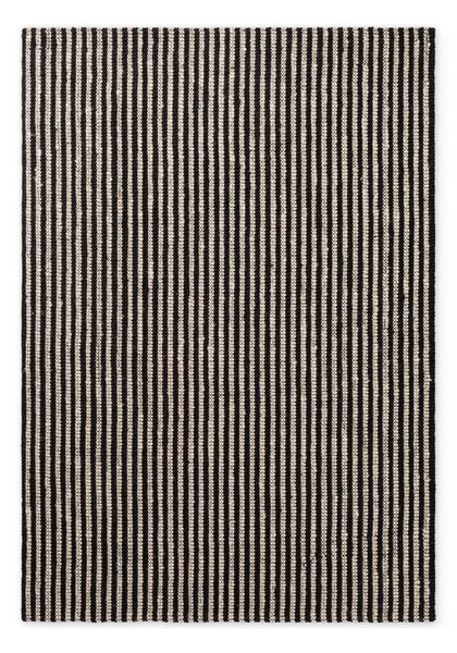 Čierny ručne tkaný jutový koberec 160x230 cm Harvest Ebony – Elle Decoration