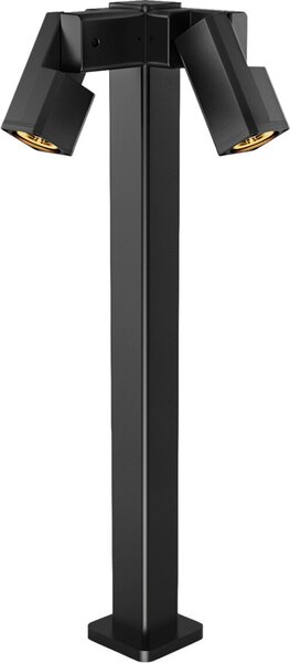 Záhradná stojaca lampa 80 cm ierna 2xGU10 35W Salvia Candellux