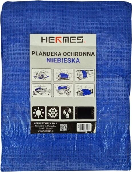 Hermes Vodotesná ochranná plachta 3x4m s okami