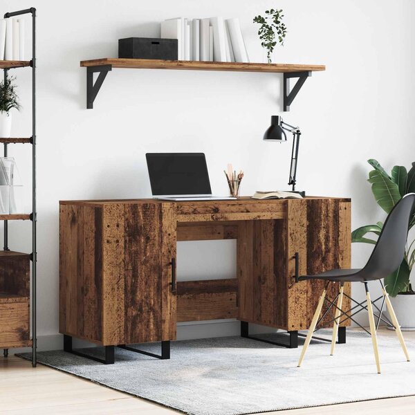 Maison Exclusive – Písací stôl z recyklovaného dreva a drevovláknitej dosky, 140 x 50 x 75 cm