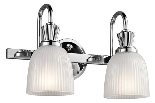 Elstead KL-CORA2-BATH - LED Kúpeľňové nástenné svietidlo CORA 2xG9/3W/230V IP44