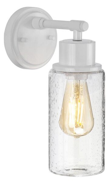 Elstead BATH-MORVAH1-W - Kúpeľňové nástenné svietidlo 1xE27/60W/230V IP44 biela