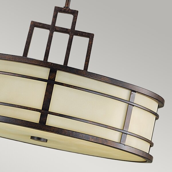 Feiss FE-FUSION-P-L - Luster na tyči FUSION 3xE27/60W/230V