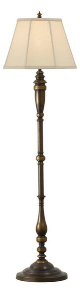 Feiss - Stojacia lampa LINCOLNDALE 1xE27/60W/230V bronz/béžová