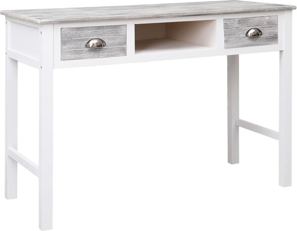 Maison Exclusive – písací stôl, sivý, 110 × 45 × 76 cm, drevo