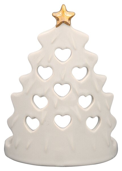 Keramický svietnik Tree Pale Grey