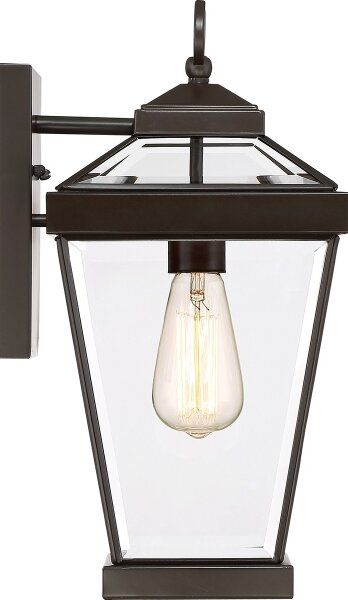 Quoizel QZ-RAVINE2-M-Vonkajšie nástenné svietidlo RAVINE 1xE27/60W/230V IP44 hnedá
