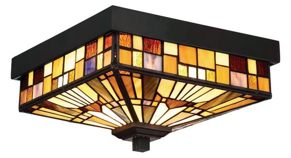 Elstead QZ-INGLENOOK-F - Vonkajšie stropné svietidlo INGLENOOK 2xE27/60W/230V IP44