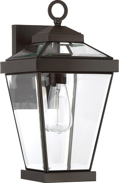 Quoizel QZ-RAVINE2-M-Vonkajšie nástenné svietidlo RAVINE 1xE27/60W/230V IP44 hnedá