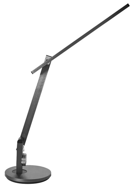 Stolná LED lampa sivá syntetický materiál 3 režimy teploty svetla so stmievačom nastaviteľná kancelária