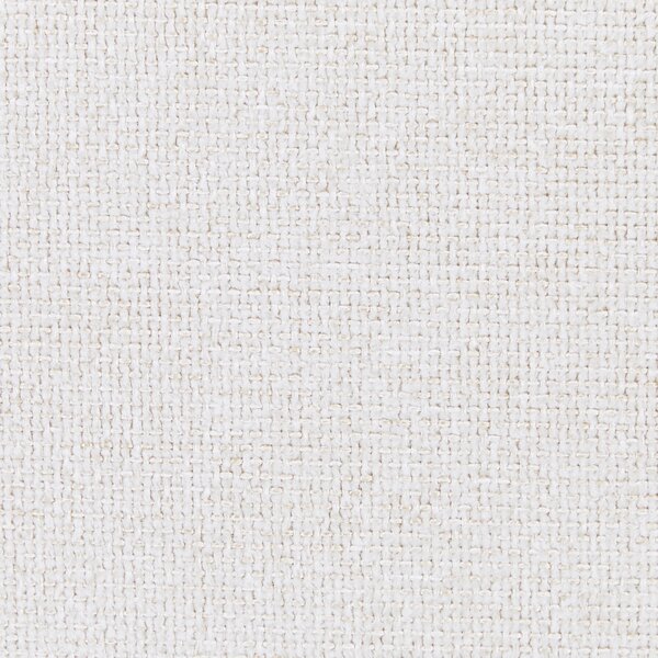 Posteľ biela svetlé drevo polyester 180 x 200 cm čalúnené čelo MDF rám kovové nohy lamelový rošt moderný štýl spálňa