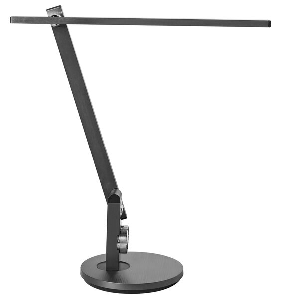 Stolná LED lampa sivá syntetický materiál 3 režimy teploty svetla so stmievačom nastaviteľná kancelária
