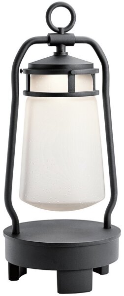 Elstead KL-LYNDON-BT-B-BK - LED Vonkajšia lampa s reproduktorom LED/3W/230V IP44