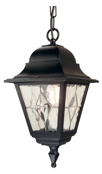 Elstead NR9-BLK - Vonkajší luster NORFOLK 1xE27/100W/230V IP43