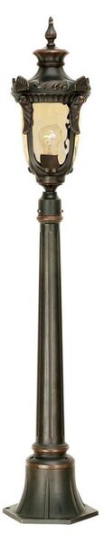 Elstead - Vonkajšia lampa PHILADELPHIA 1xE27/100W/230V IP44 čierna