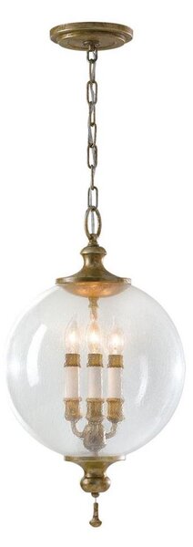 Elstead FE-ARGENTO-P - Luster na reťazi ARGENTO 3xE14/60W/230V