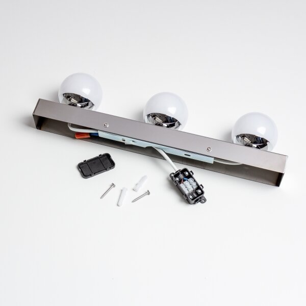 Brilagi - LED kúpeľňové osvetlenie zrkadla HOLLYWOOD 3xLED/3W/230V IP44 chróm