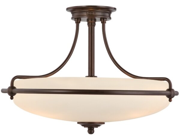 Elstead QZ-GRIFFIN-SFM-PN - Prisadený luster GRIFFIN 4xE27/100W/230V bronz