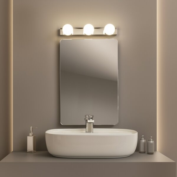 Brilagi - LED kúpeľňové osvetlenie zrkadla HOLLYWOOD 3xLED/3W/230V IP44 chróm