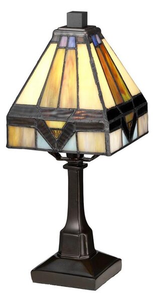 Elstead QZ-HOLMES-TL - Stolová lampa Tiffany HOLMES 1xE14/25W/230V