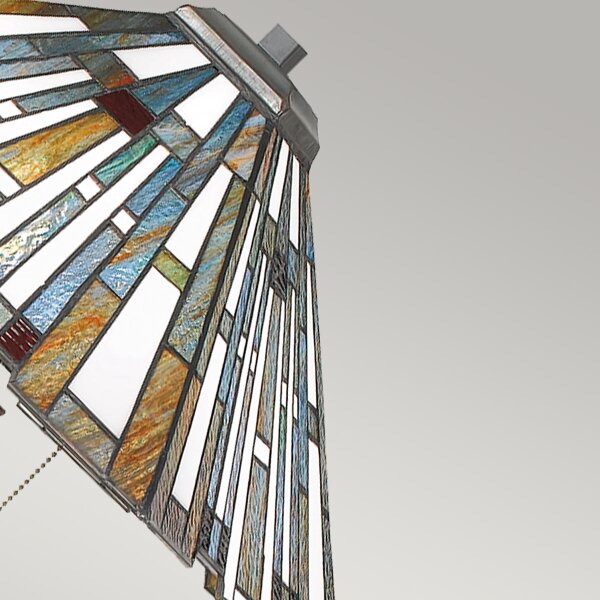 Quoizel QZ-MAYBECK-FL - Stojacia lampa Tiffany MAYBECK 2xE27/60W/230V