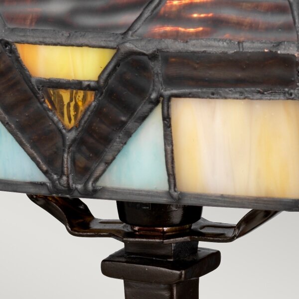 Elstead QZ-HOLMES-TL - Stolová lampa Tiffany HOLMES 1xE14/25W/230V