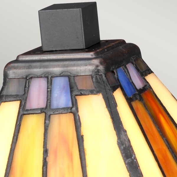 Elstead QZ-HOLMES-TL - Stolová lampa Tiffany HOLMES 1xE14/25W/230V