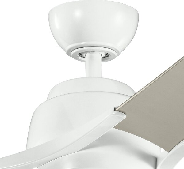 Kichler KLF-ZEUS-60-WHT-LED Stmievateľný stropný ventilátor ZEUS LED/10W/230V +DO
