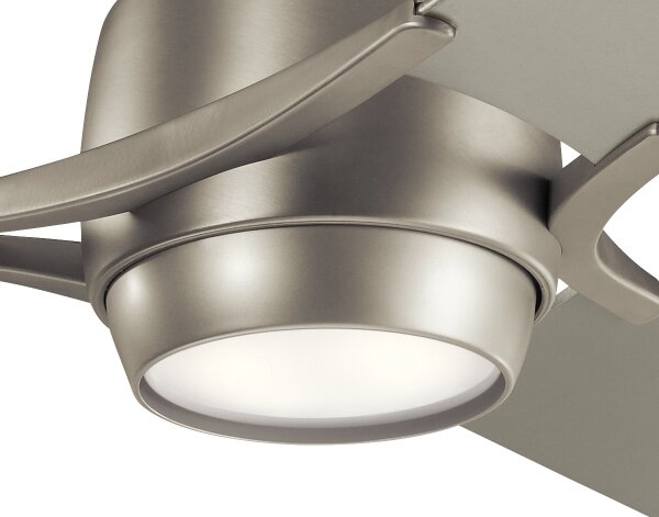 Kichler KLF-ZEUS-60-BN -LED Stmievateľný stropný ventilátor ZEUS LED/10W/230V +DO