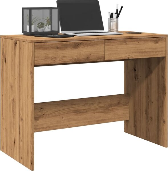 Maison Exclusive - písací stôl Artisan z dubového dreva 101 x 50 x 76,5 cm drevený materiál