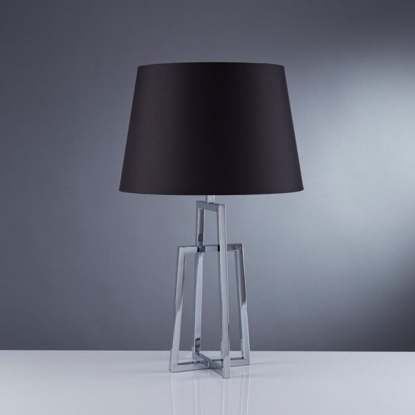 Searchlight EU1533CC-1 - Stolná lampa YORK 1xE27/60W/230V
