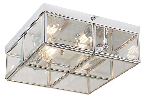 Searchlight 6769-26CC - Stropné svietidlo FLUSH 2xE14/40W/230V chróm