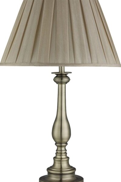 Searchlight EU4023AB - Stolná lampa FLEMISH 1xE27/60W/230V