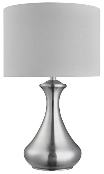 Searchlight EU2750SS - Stolná lampa TOUCH 1xE14/40W/230V