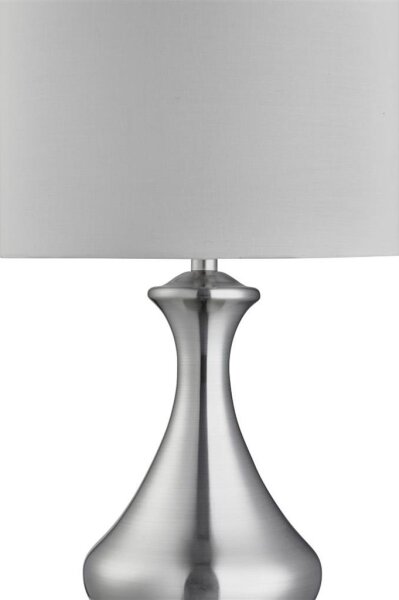 Searchlight EU2750SS - Stolná lampa TOUCH 1xE14/40W/230V