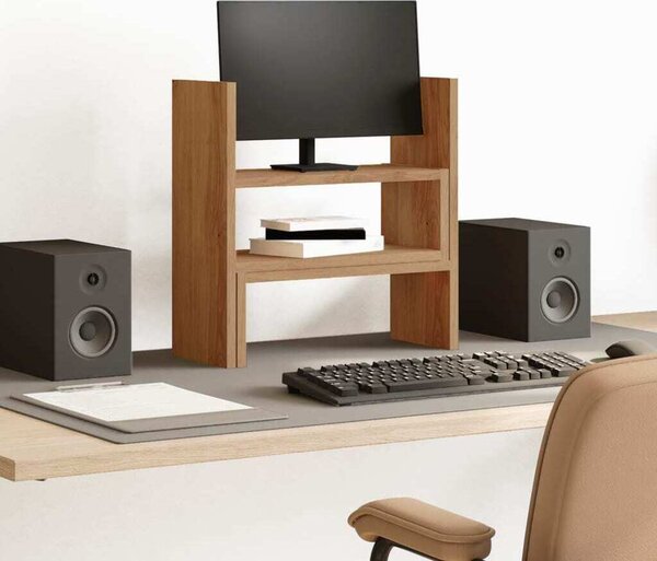 Maison Exclusive - Nastavitený organizér na písací stôl Artisan z dubového dreva 40 x 17 x 41 cm