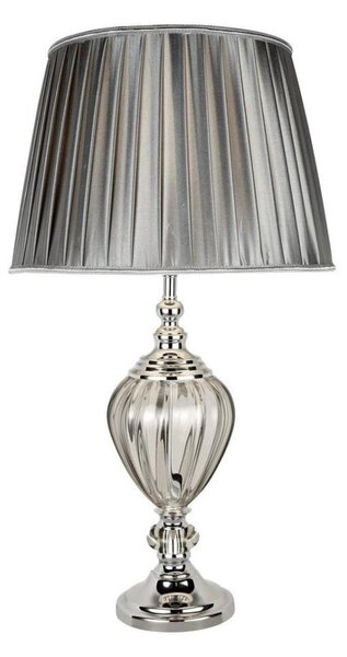 Searchlight EU3721CL - Stolná lampa GREYSON 1xE27/60W/230V